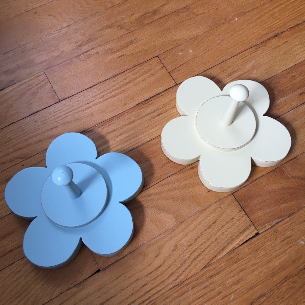 Land of Nod Flower Decor Hooks